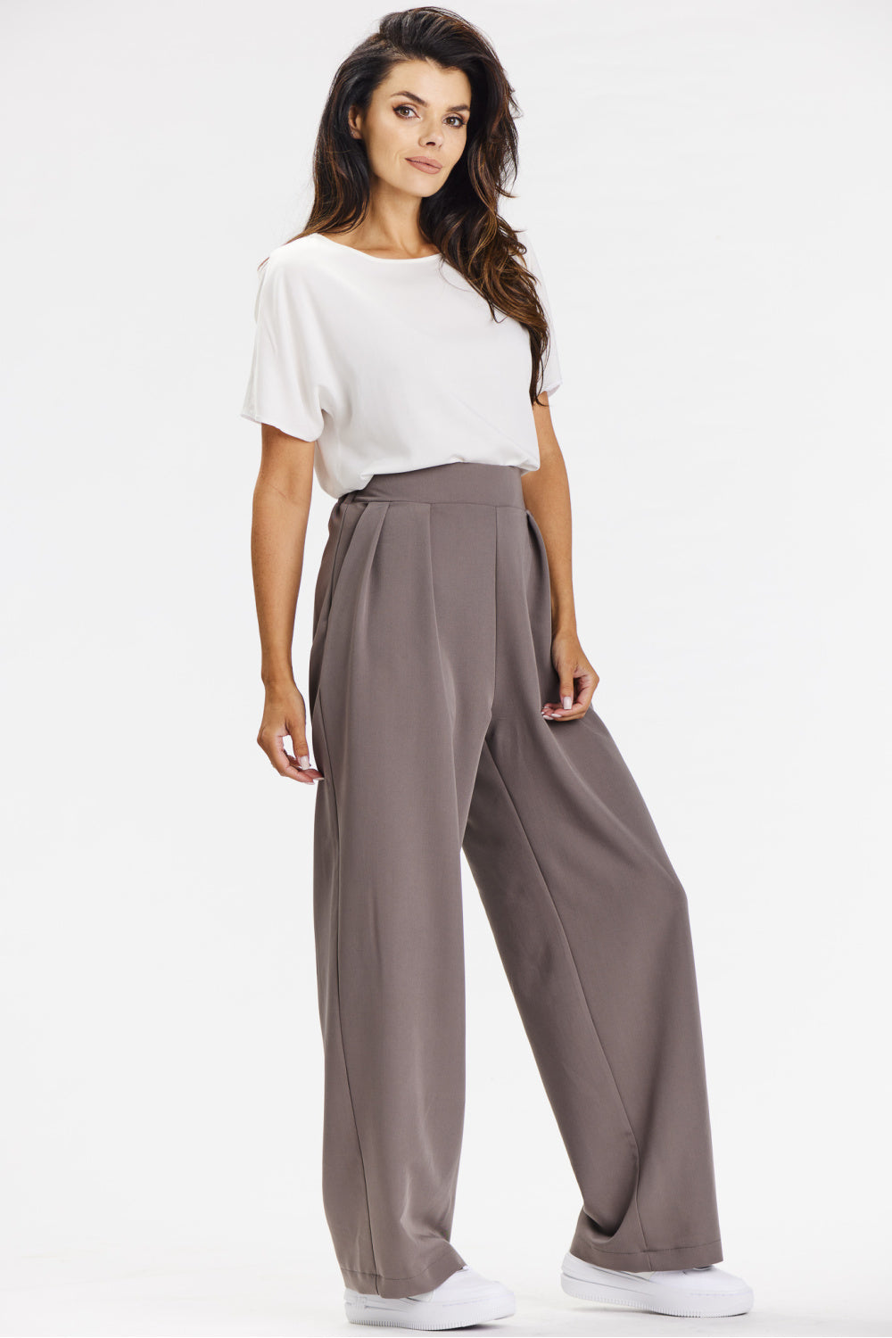 Chaussures à talons femme awama Pantalon Pantalon — brun
