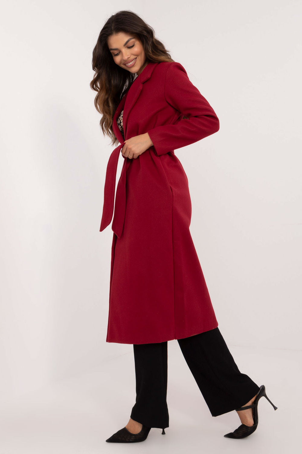Manteau femme Och Bella — rouge