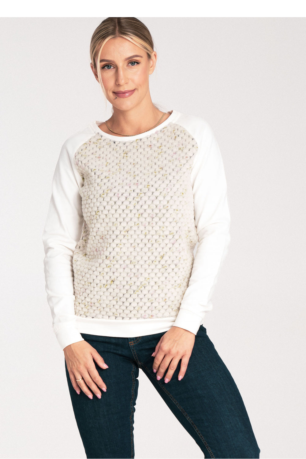 T-shirt femme Figl Sweatshirt Sweatshirt — beige