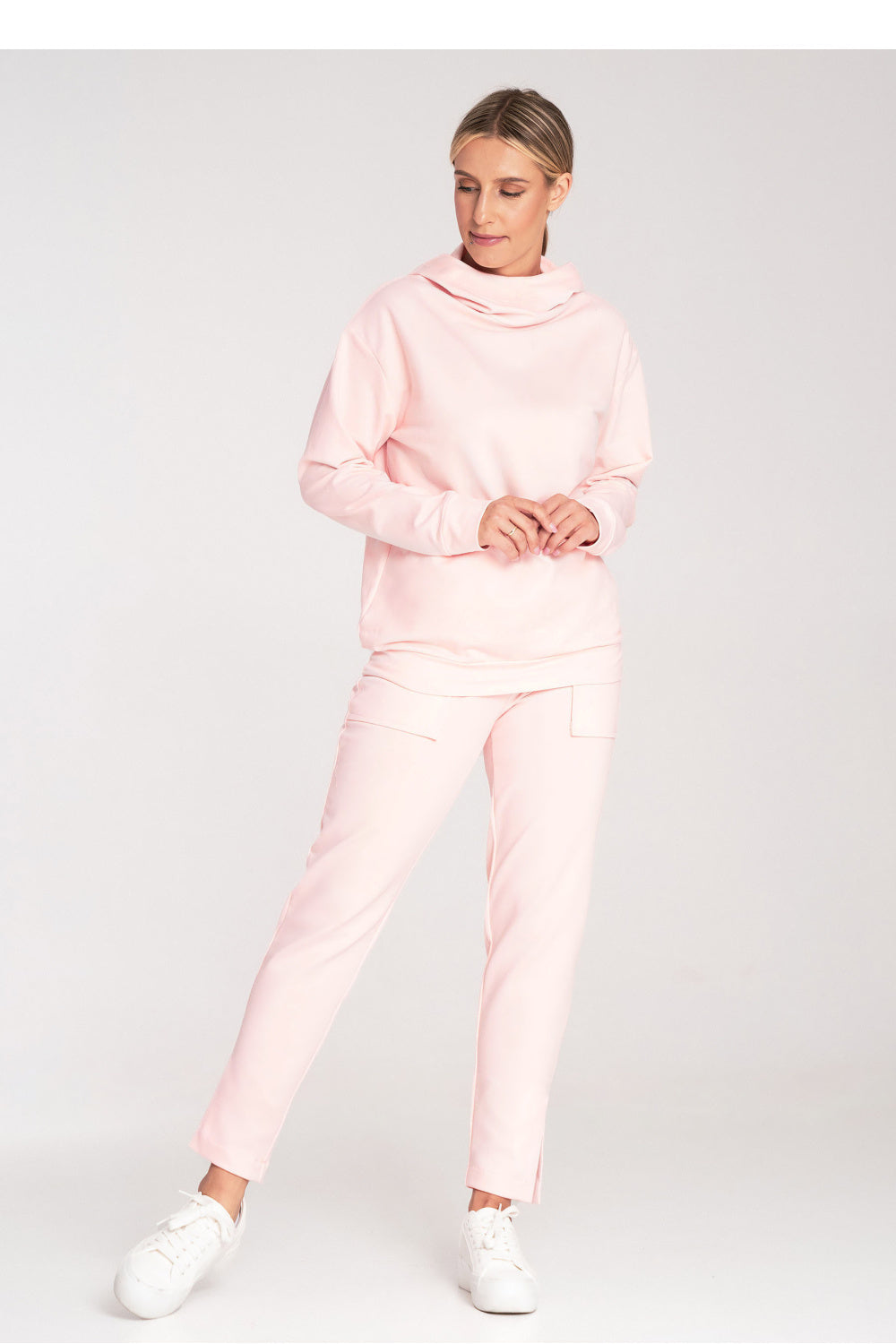 T-shirt femme Figl Sweatshirt Sweatshirt — rosé