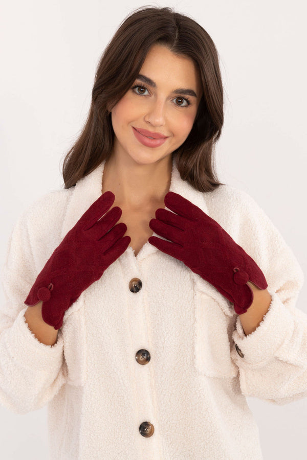 Gants femme AT — rouge