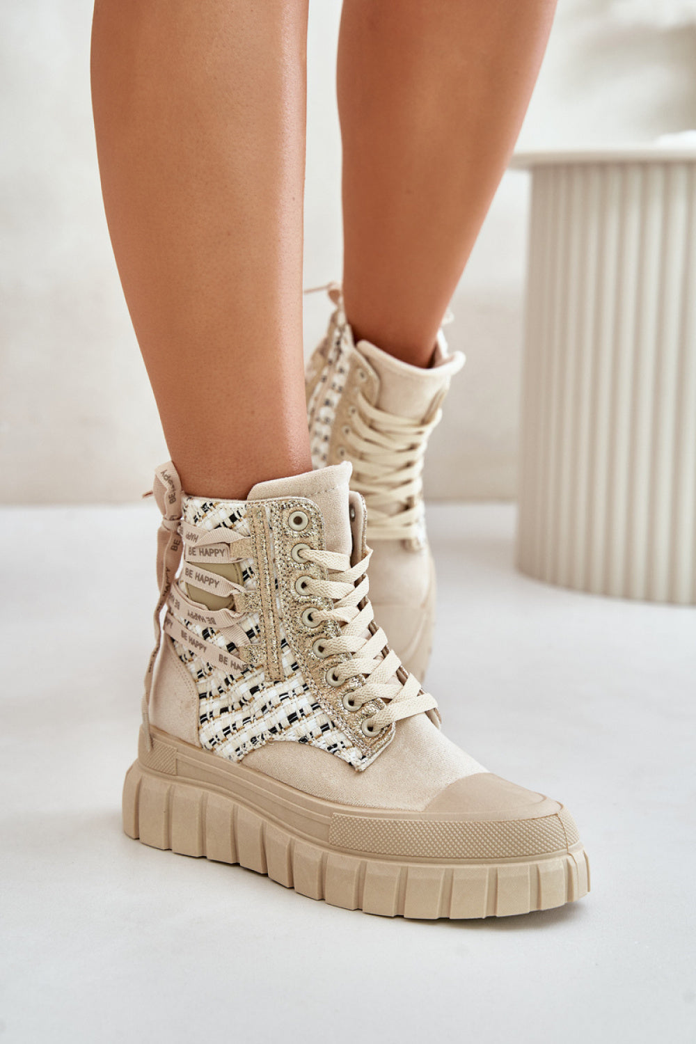 Baskets femme Step in style — beige