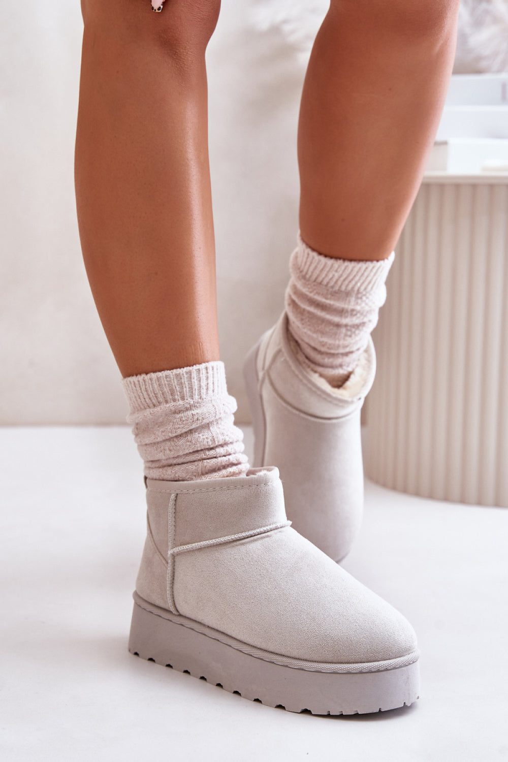 Bottes femme Step in style De Neige De — gris