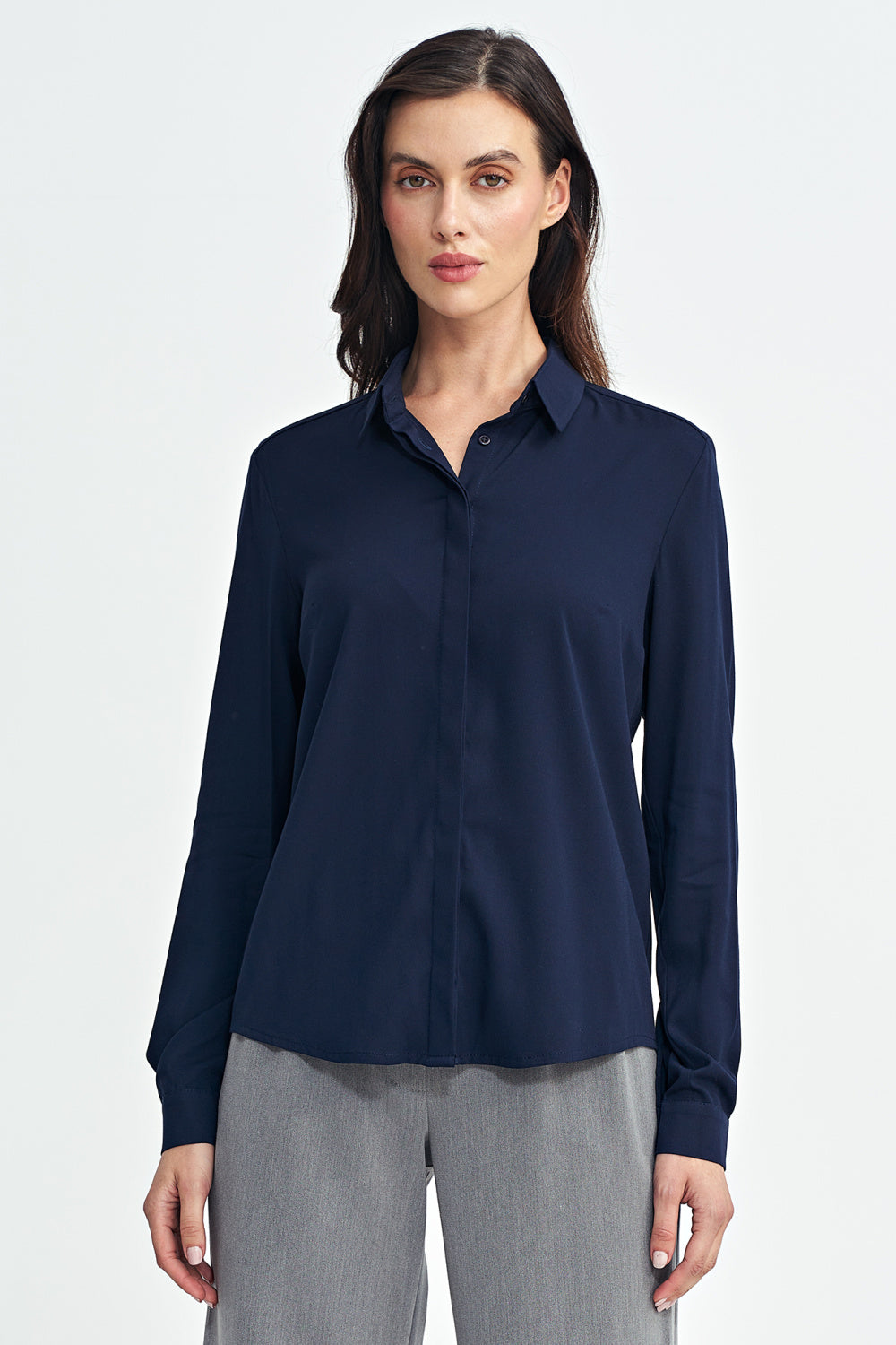 Blouse femme Nife — bleu marine