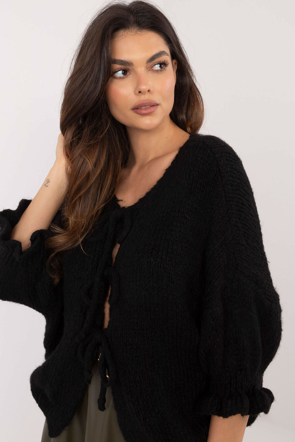 Cardigan femme Italy Moda — noir