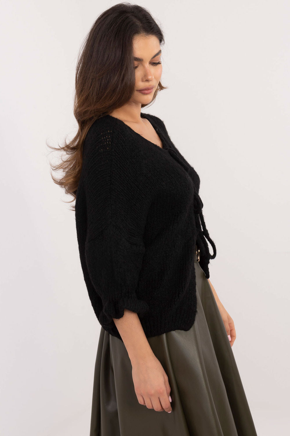 Cardigan femme Italy Moda — noir