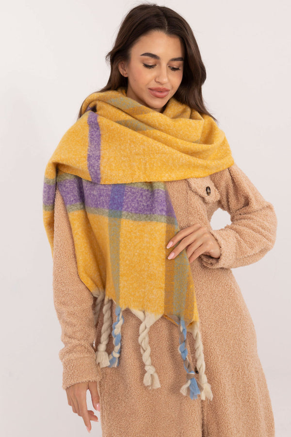Châle femme AT — jaune