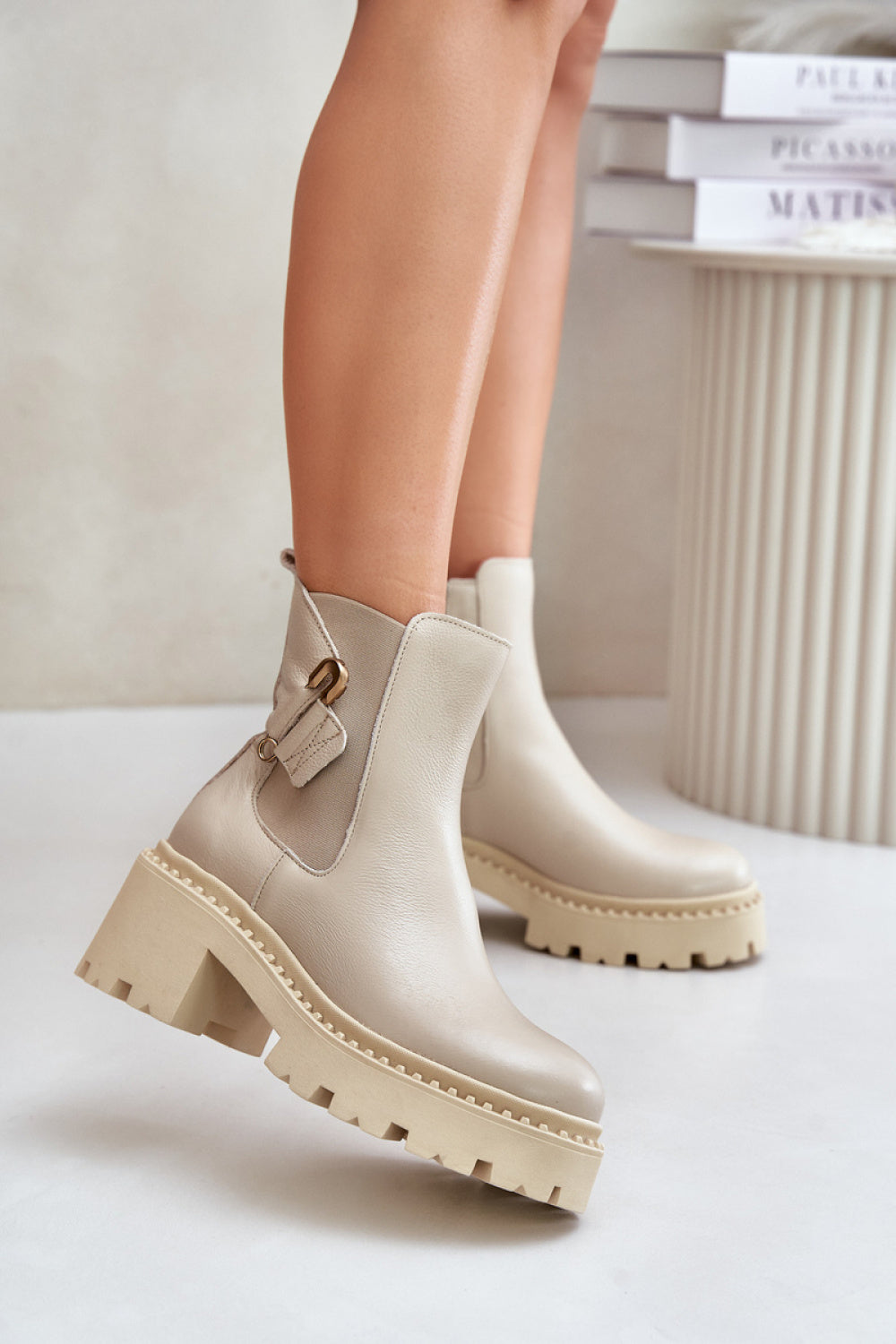 Bottes femme Step in style À Talons À — beige