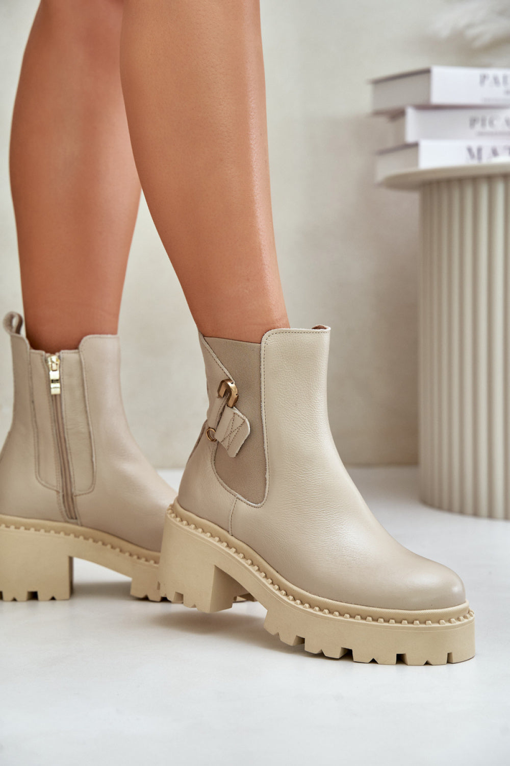 Bottes femme Step in style À Talons À — beige