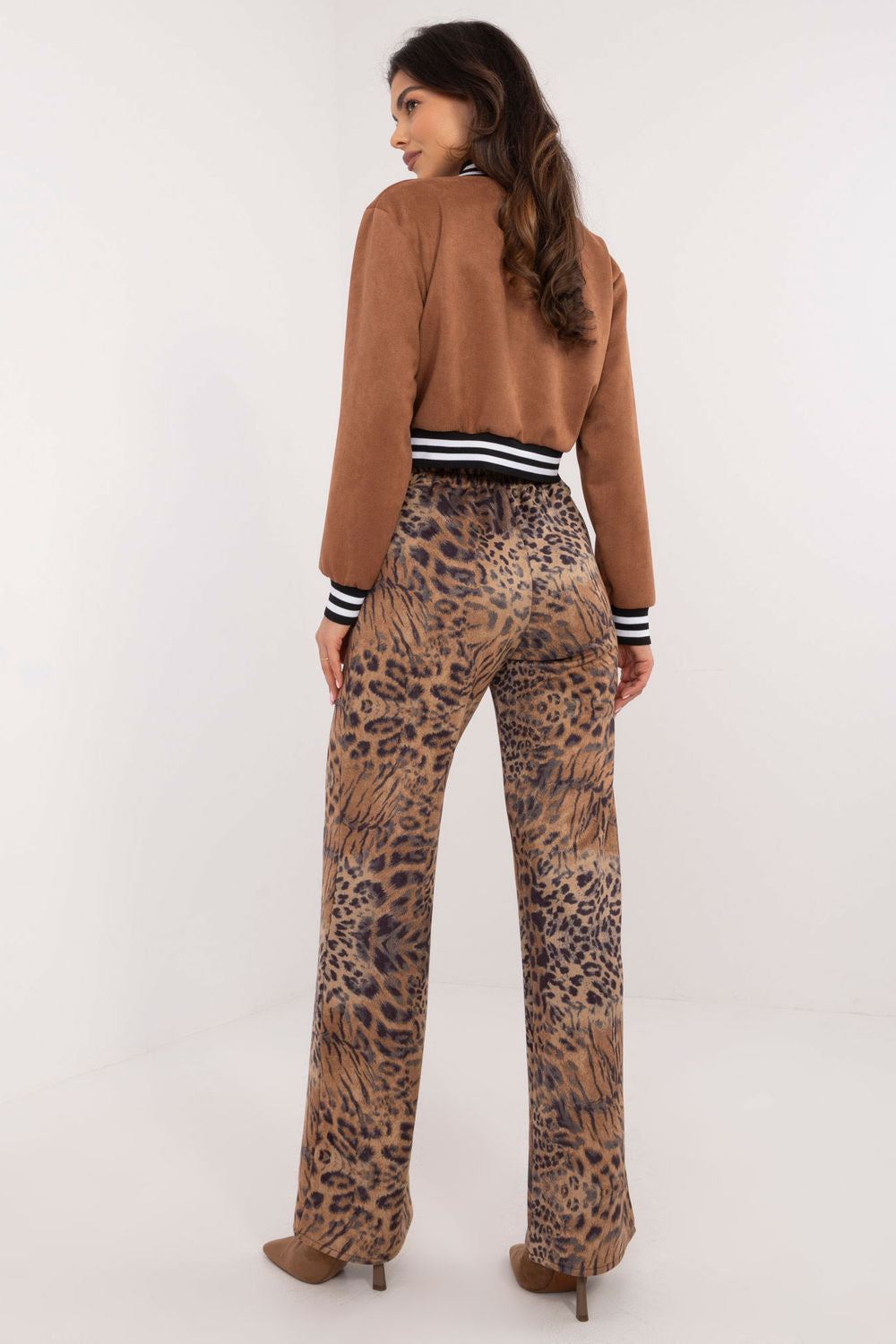 Chaussures à talons femme Lakerta Pantalon Pantalon — brun