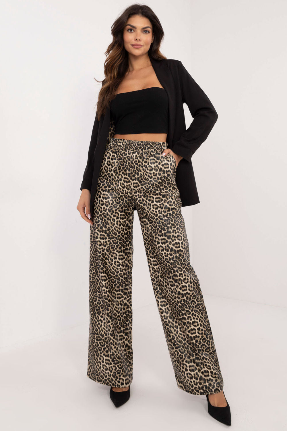 Chaussures à talons femme Lakerta Pantalon Pantalon — beige