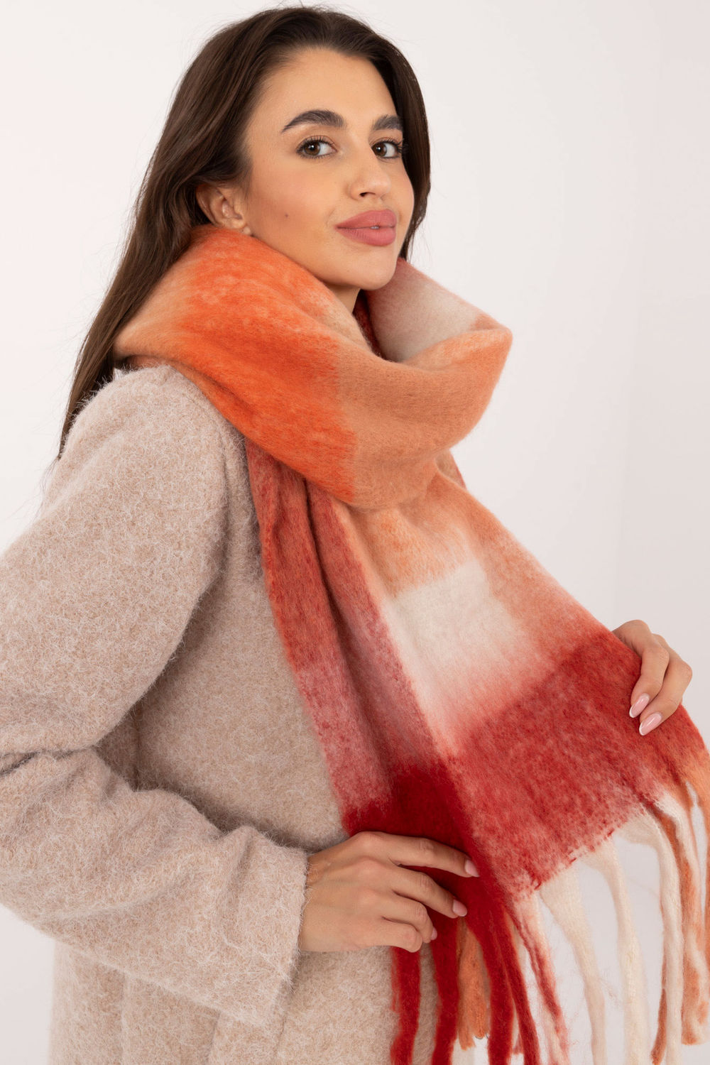 Châle femme AT — rouge
