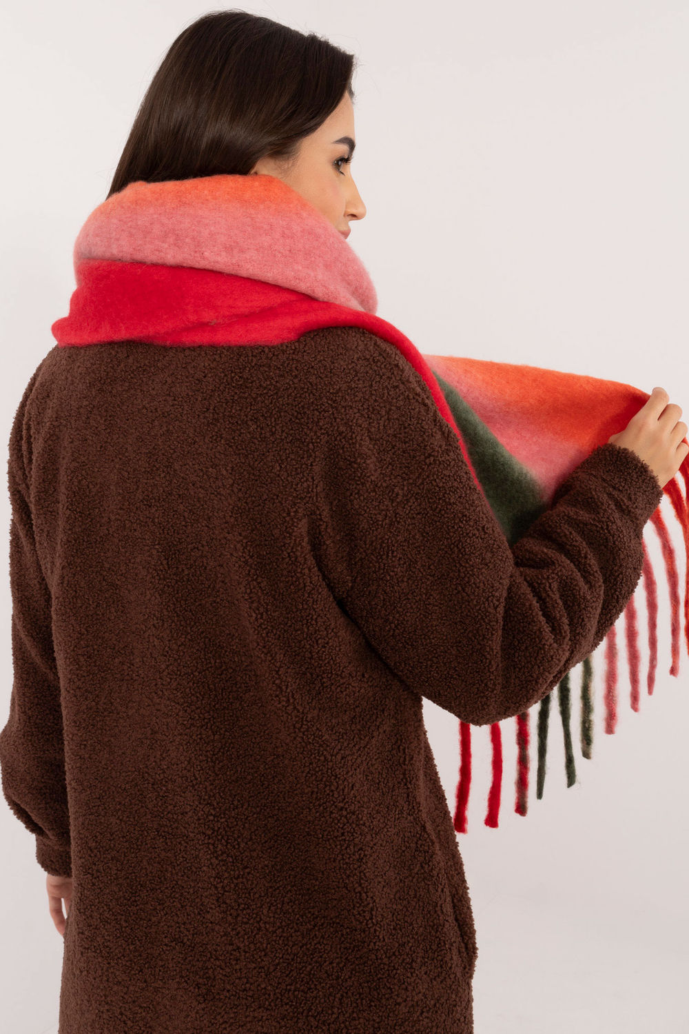 Châle femme AT — rouge