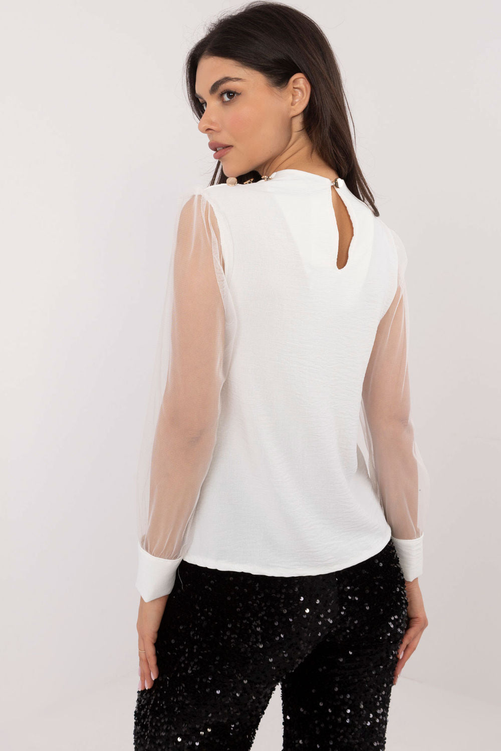 Blouse femme Italy Moda Chemisier Chemisier — blanc