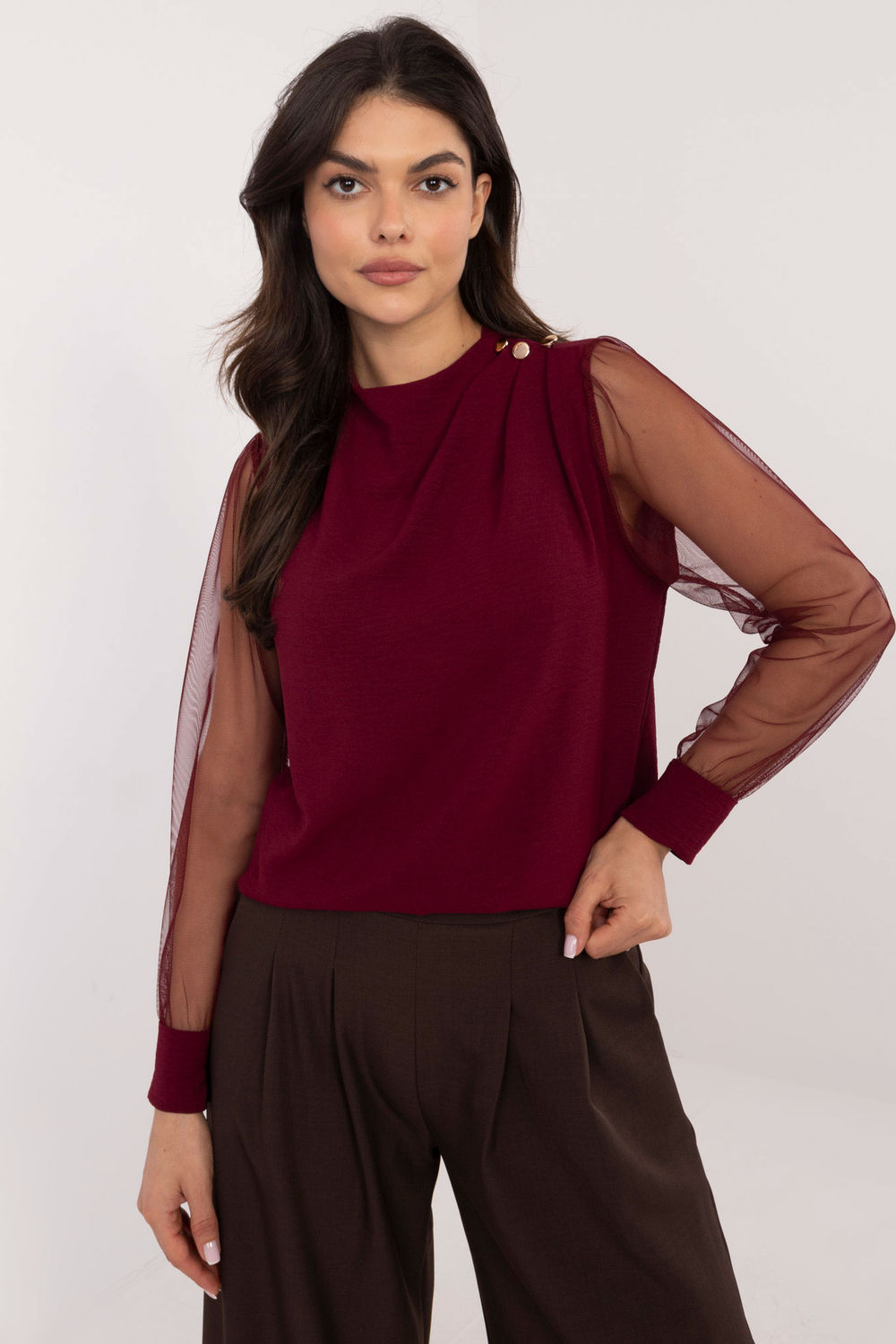 Blouse femme Italy Moda Chemisier Chemisier — rouge