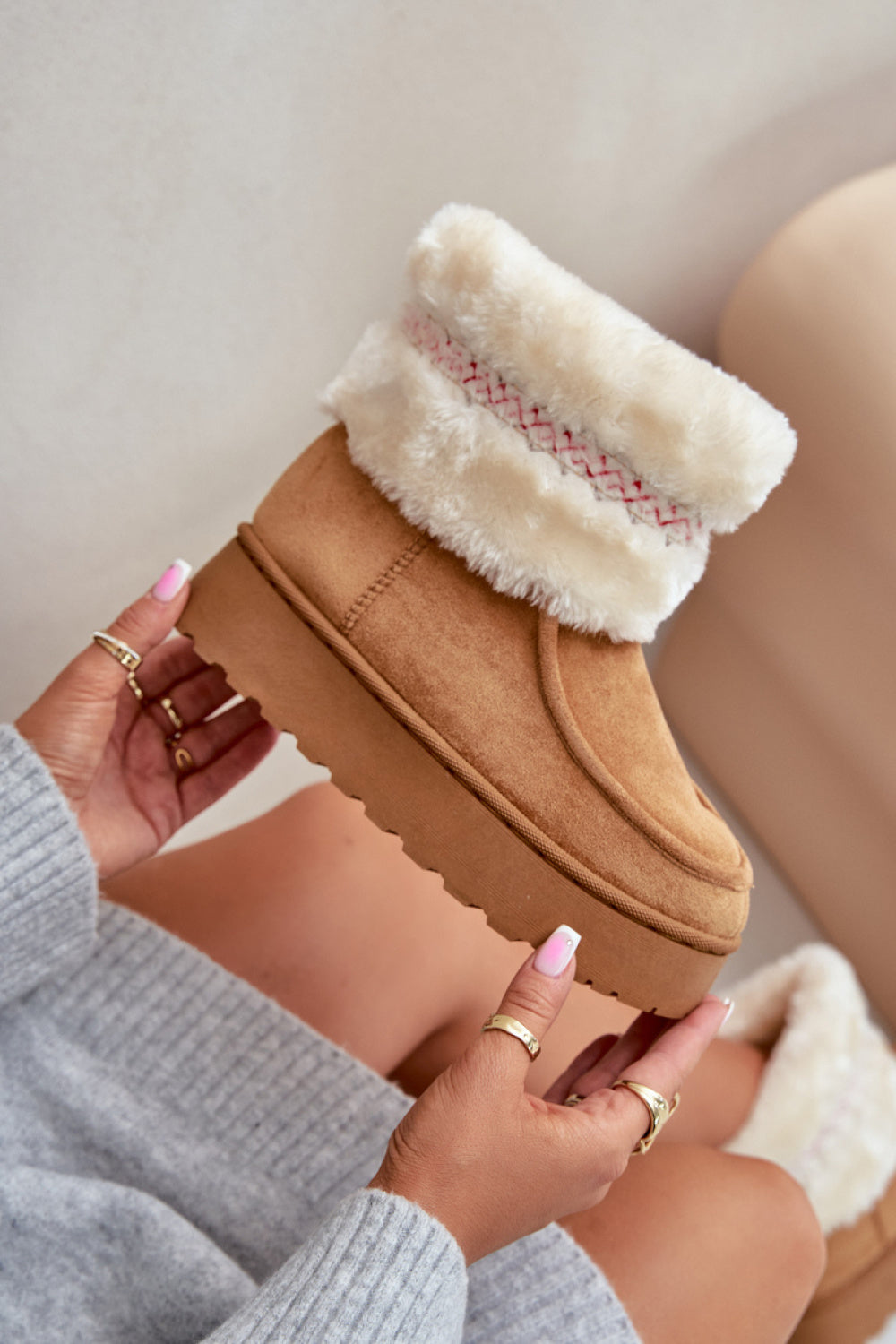 Bottes femme Step in style De Neige De — brun