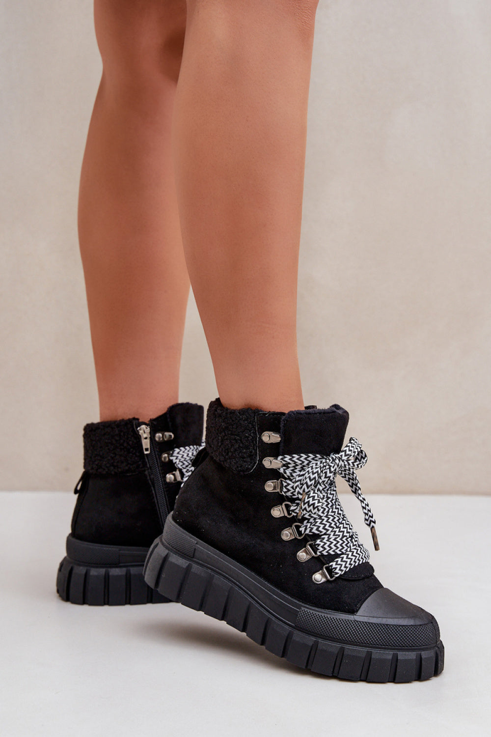 Bottes femme Step in style Trappeur Trappeur — noir