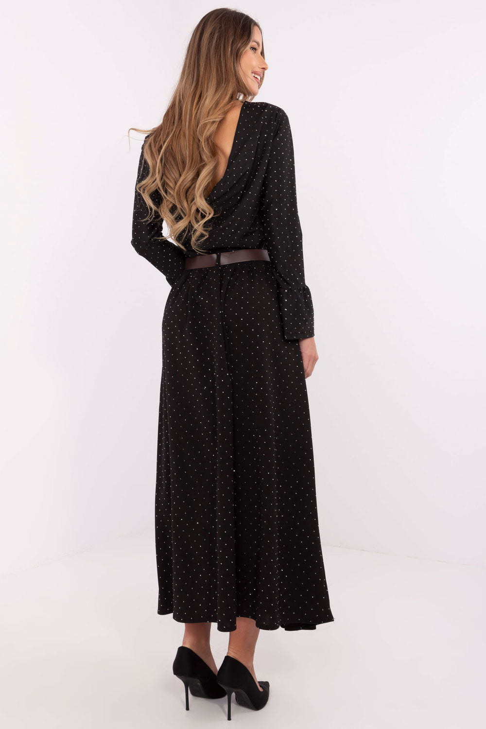 Jupe femme Italy Moda Longue Longue — noir
