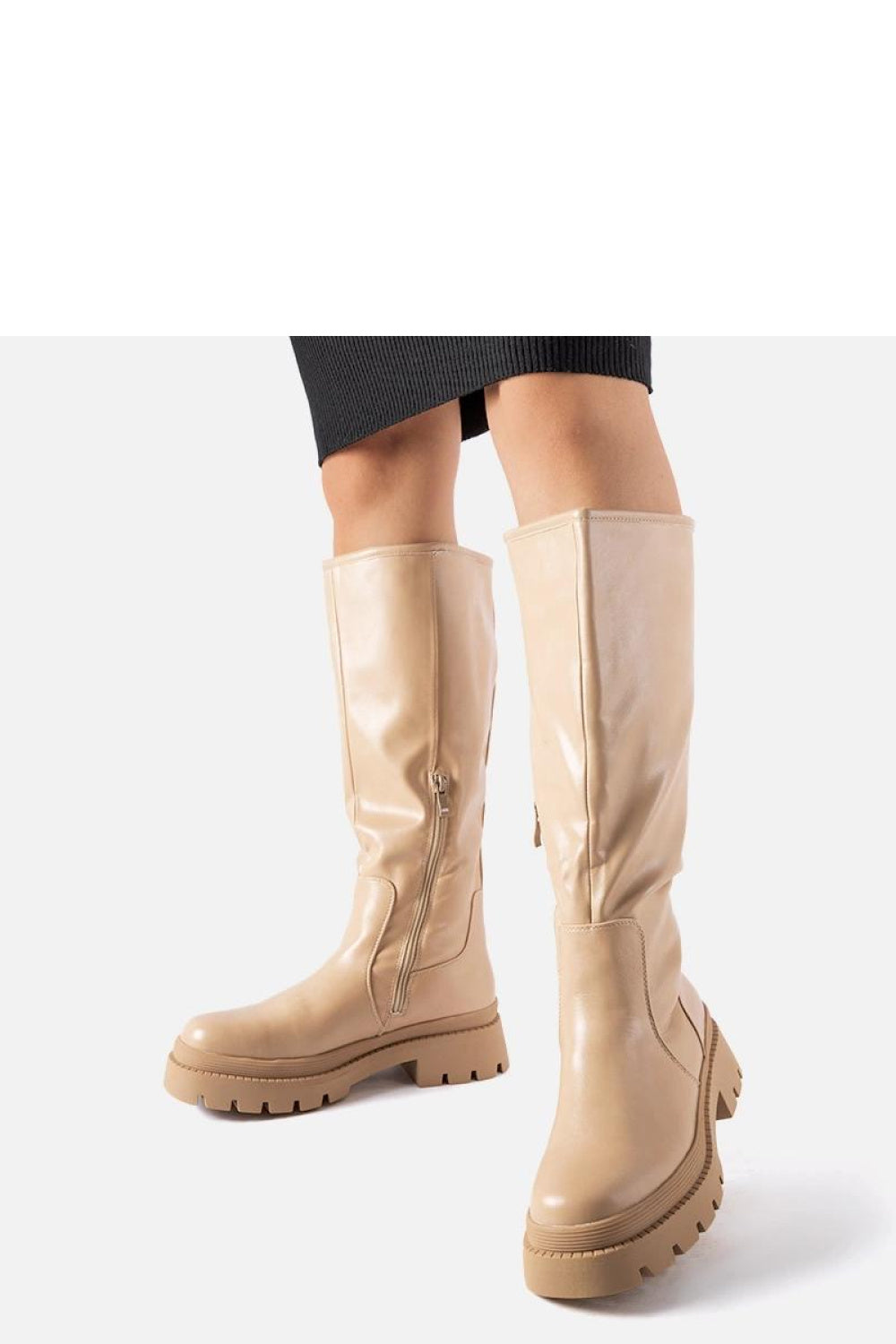 Bottes femme Solea Cuissardes Cuissardes — beige