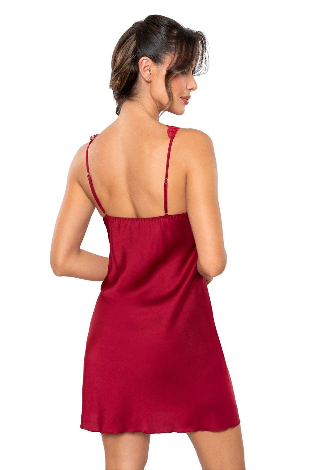 Nuisette femme Donna Chemise De Nuit — rouge