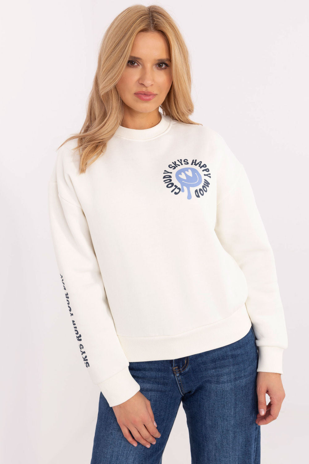 T-shirt femme Sublevel Sweatshirt Sweatshirt — blanc