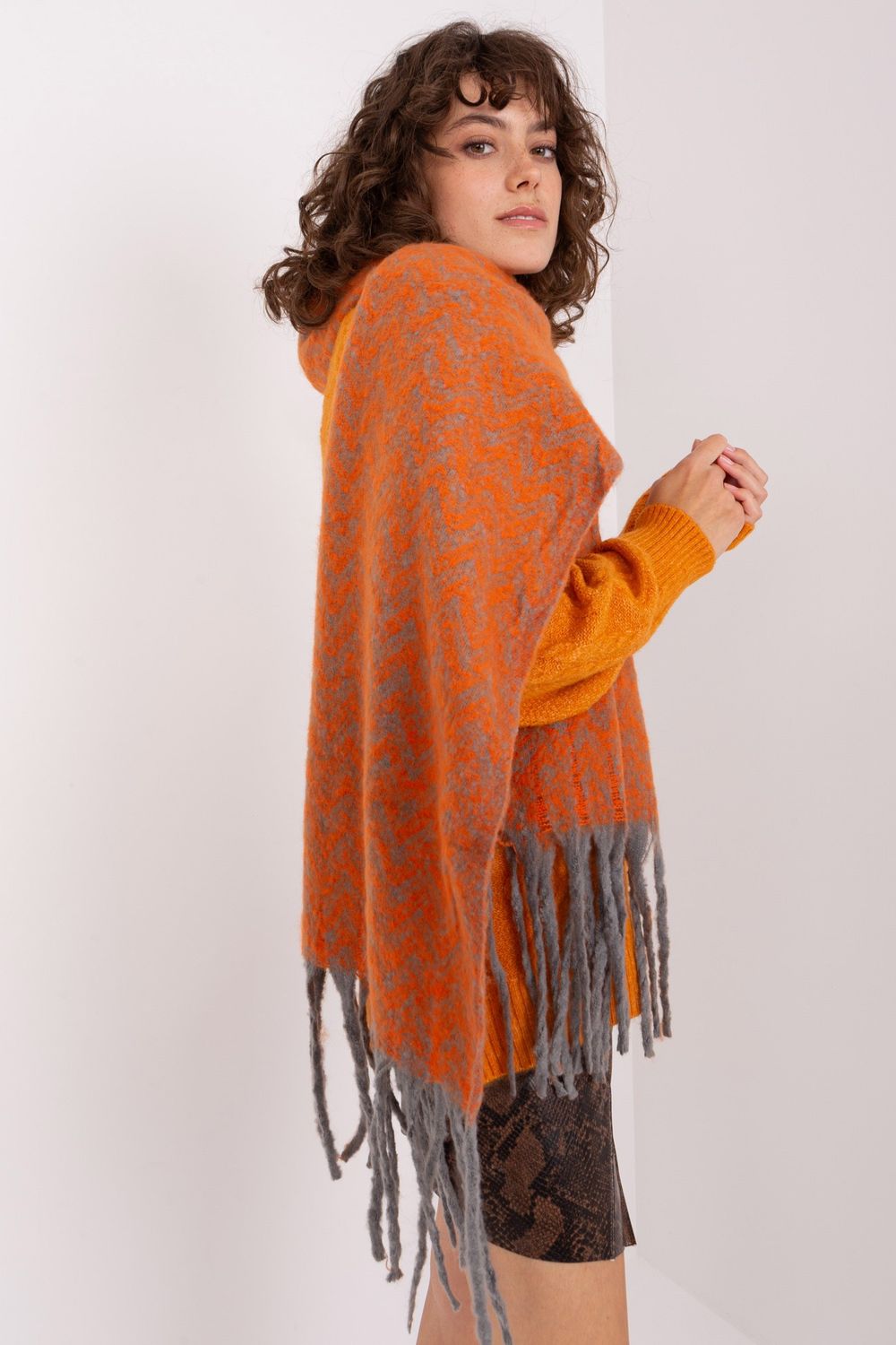 Châle femme AT — orange