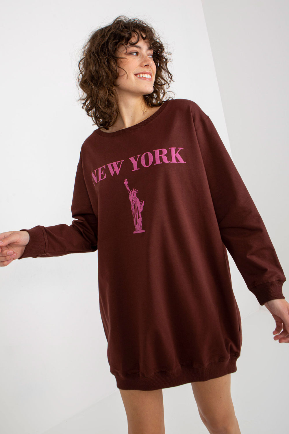 T-shirt femme Factory Price Sweatshirt Sweatshirt — rosé