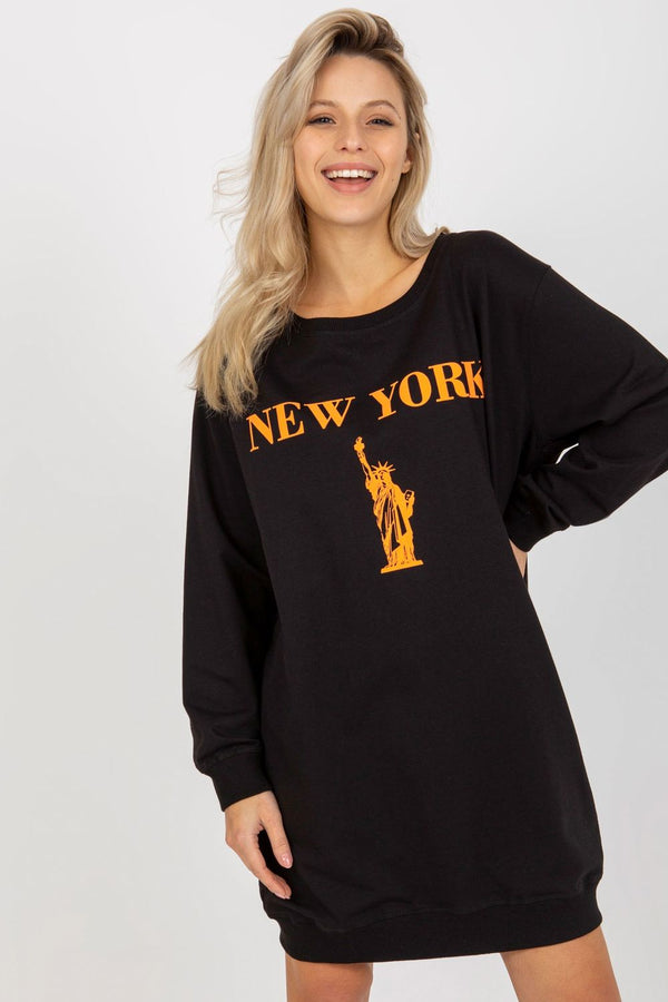 T-shirt femme Factory Price Sweatshirt Sweatshirt — noir