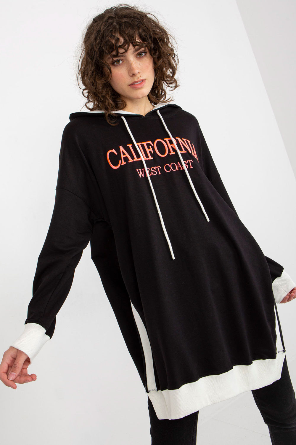 T-shirt femme Factory Price Sweatshirt Sweatshirt — noir