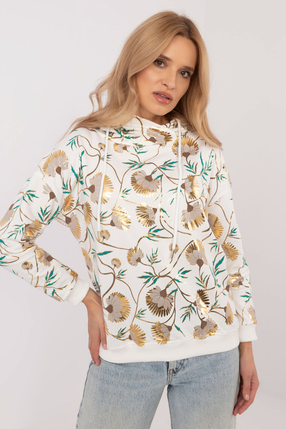 T-shirt femme Factory Price Sweatshirt Sweatshirt — beige