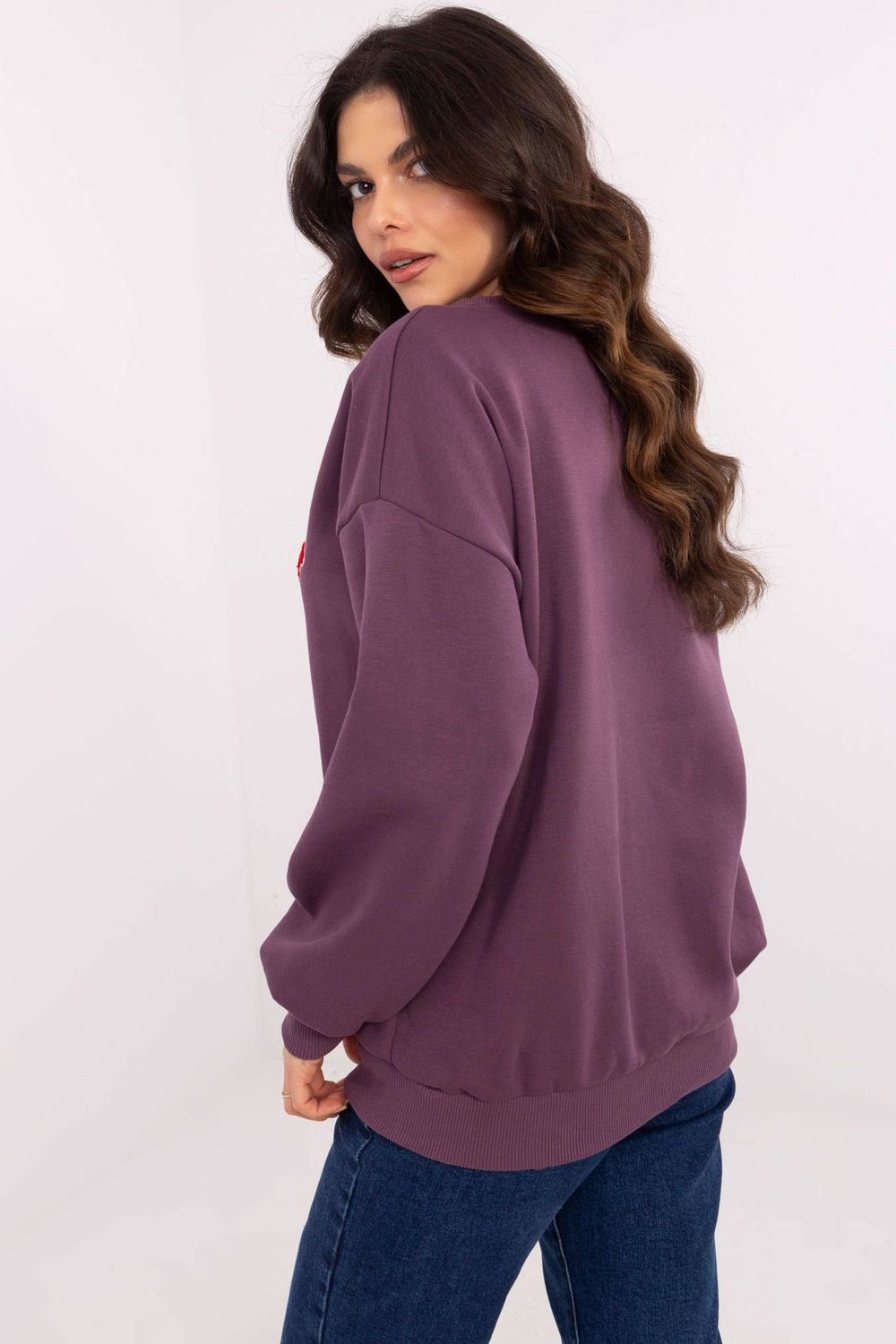 T-shirt femme Factory Price Sweatshirt Sweatshirt — violet