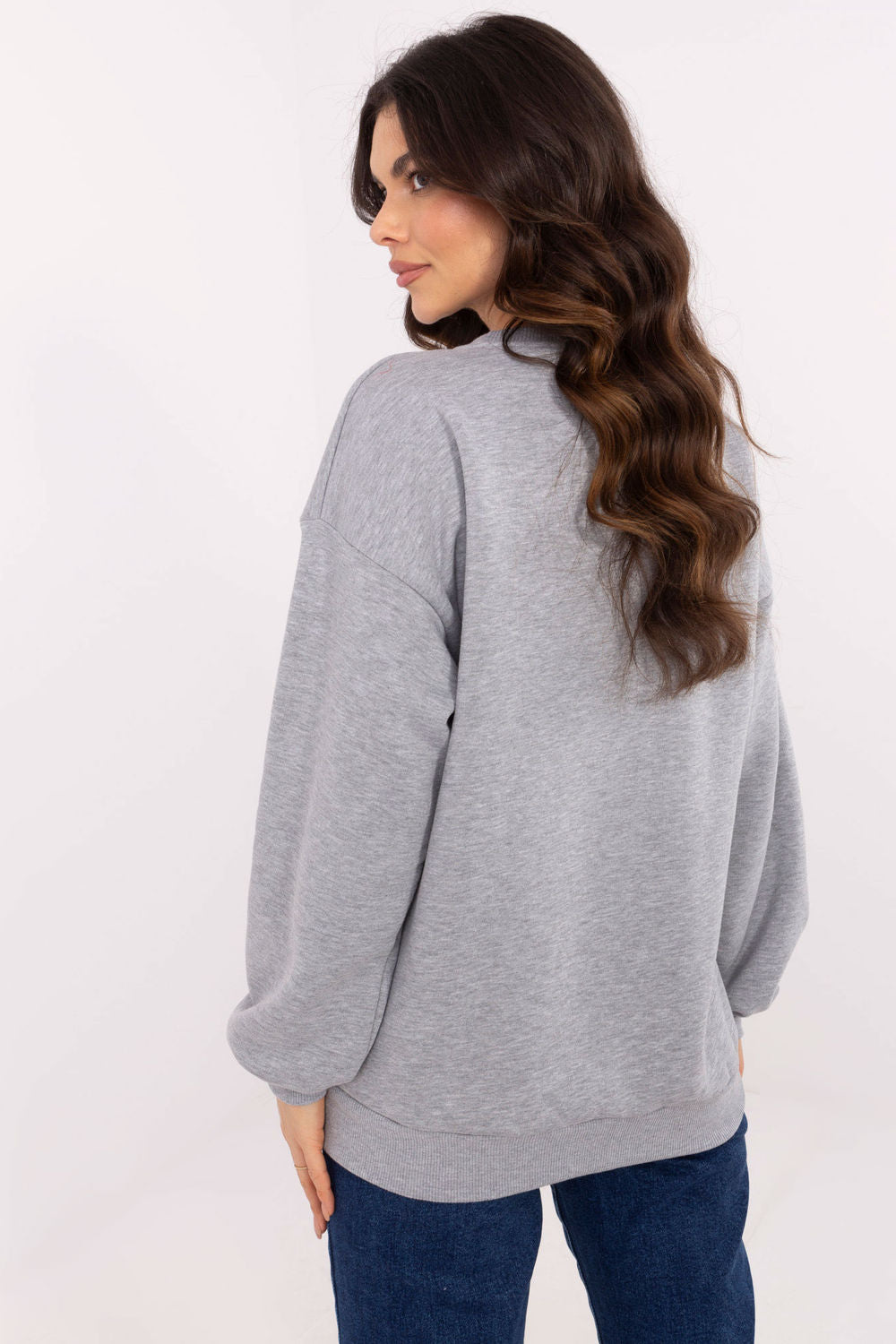 T-shirt femme Factory Price Sweatshirt Sweatshirt — gris