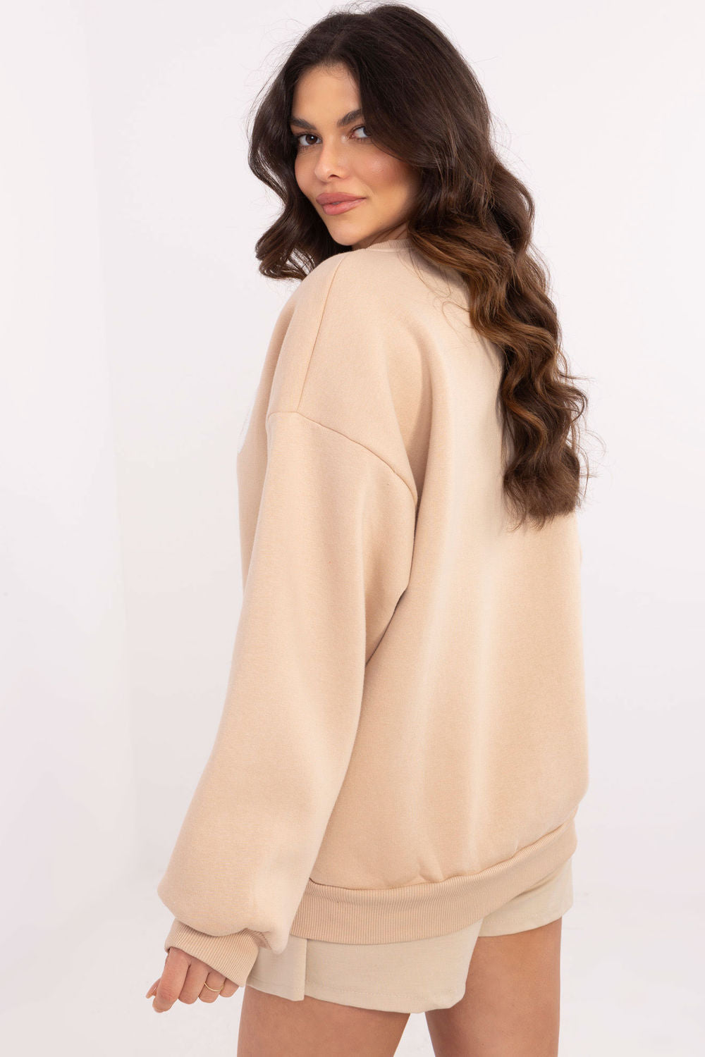 T-shirt femme Factory Price Sweatshirt Sweatshirt — beige