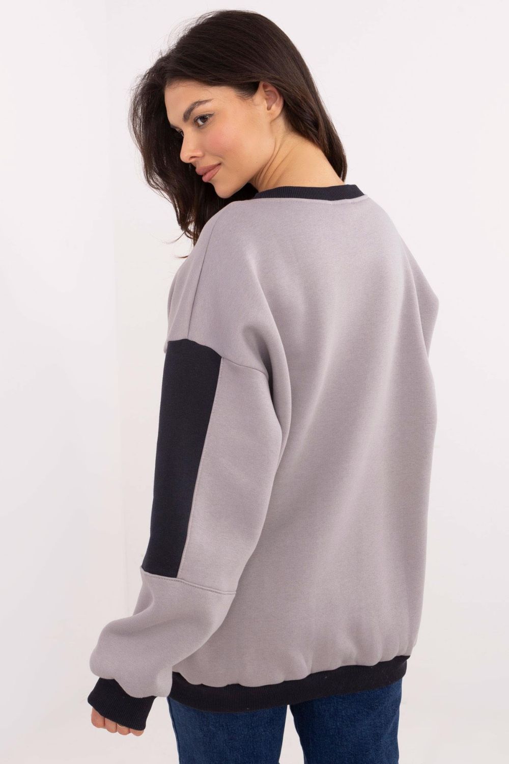 T-shirt femme Factory Price Sweatshirt Sweatshirt — gris