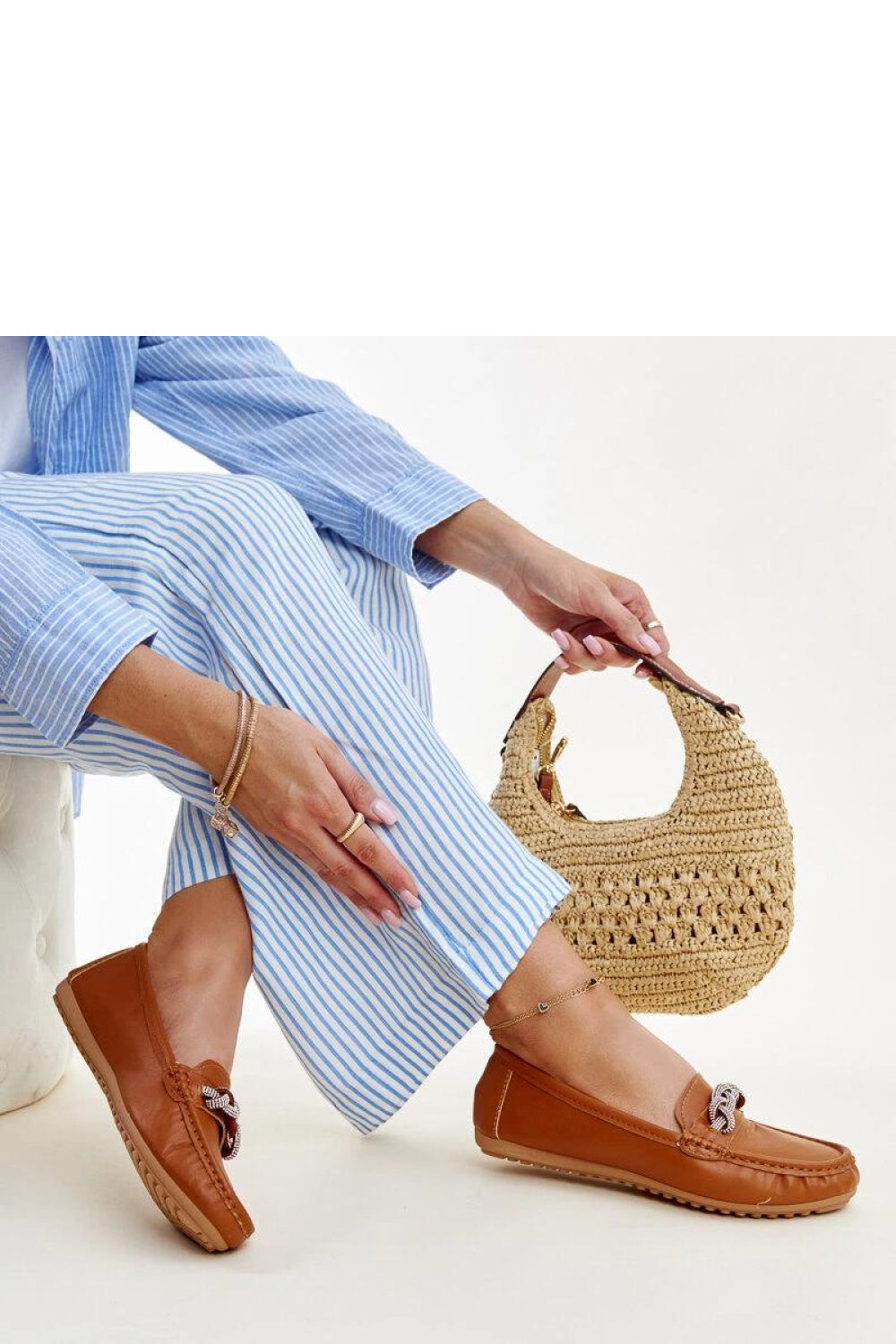 Moccasins femme Solea — brun