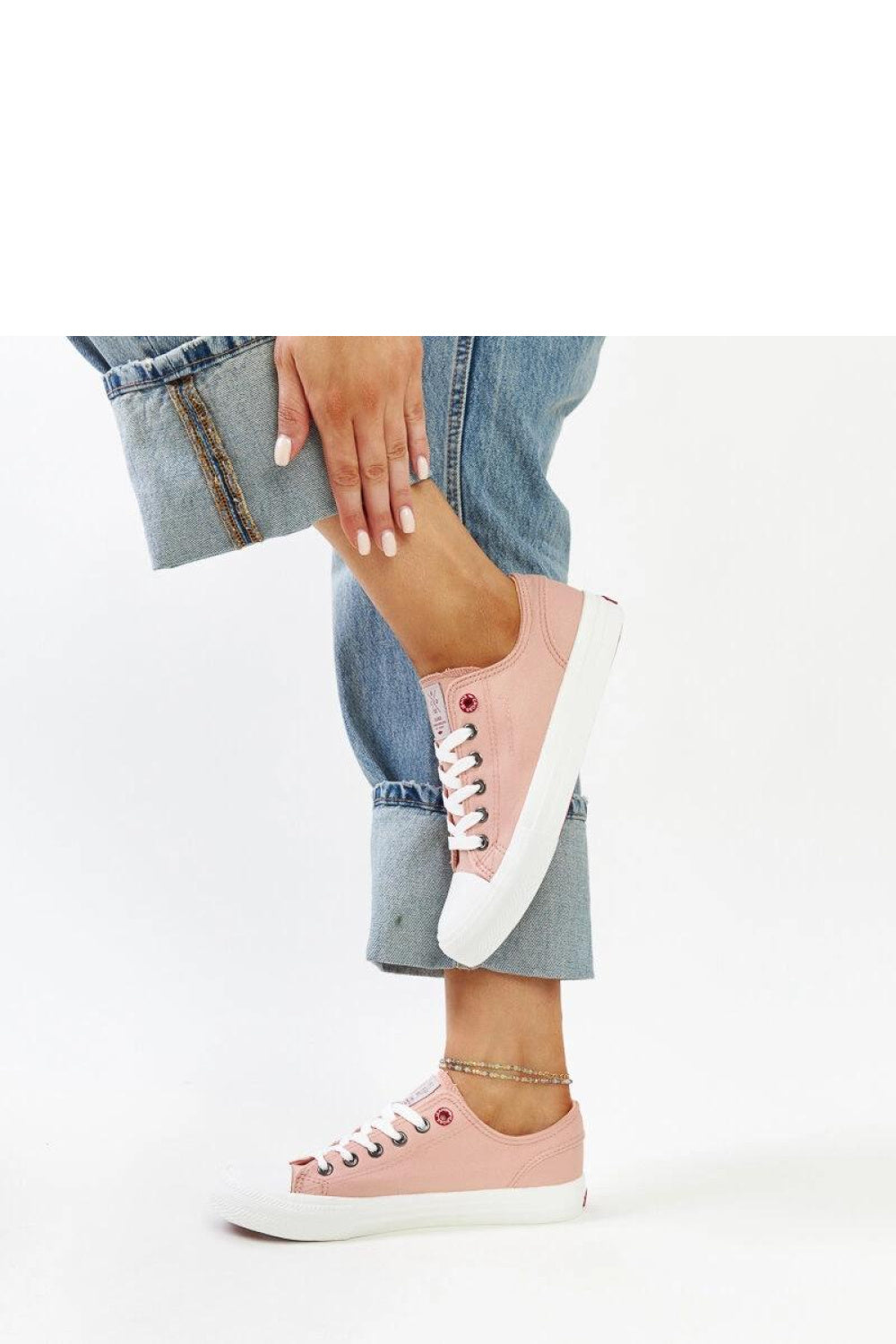 Baskets femme Solea — rosé