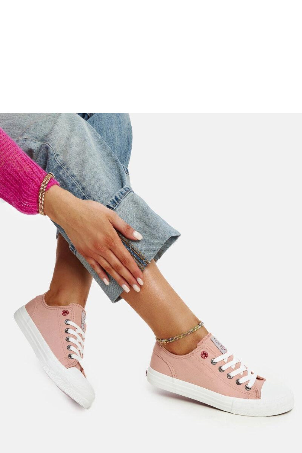 Baskets femme Solea — rosé