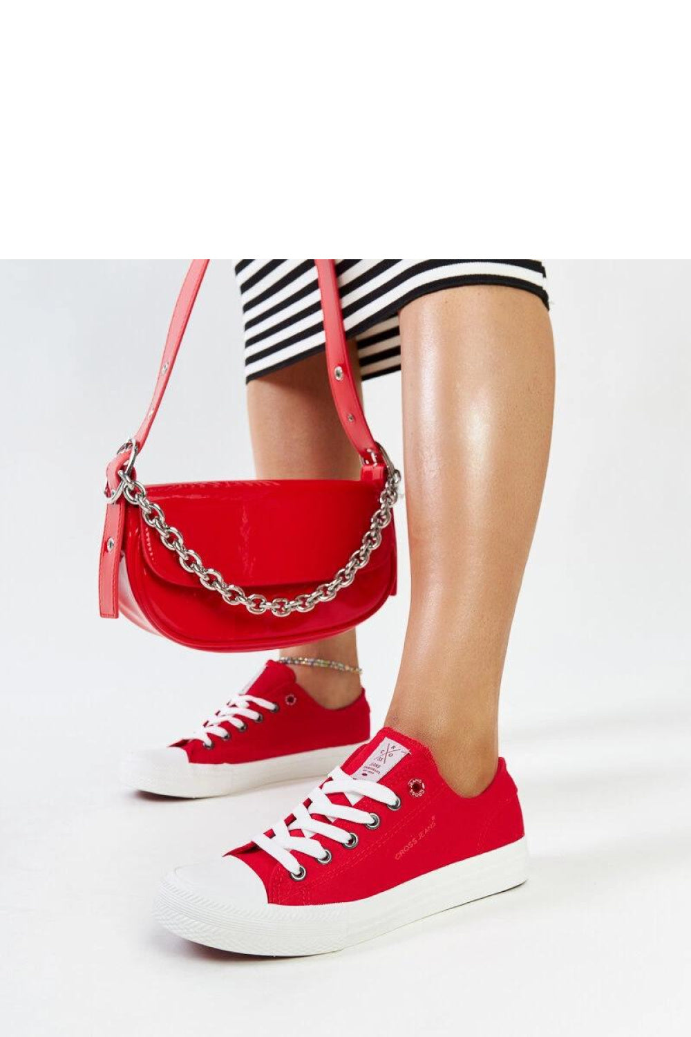 Baskets femme Solea — rouge