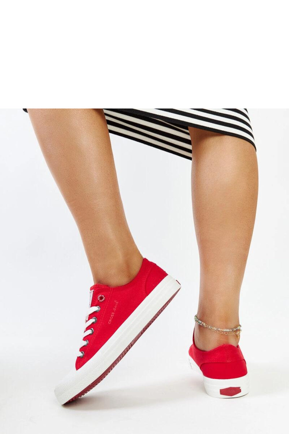 Baskets femme Solea — rouge