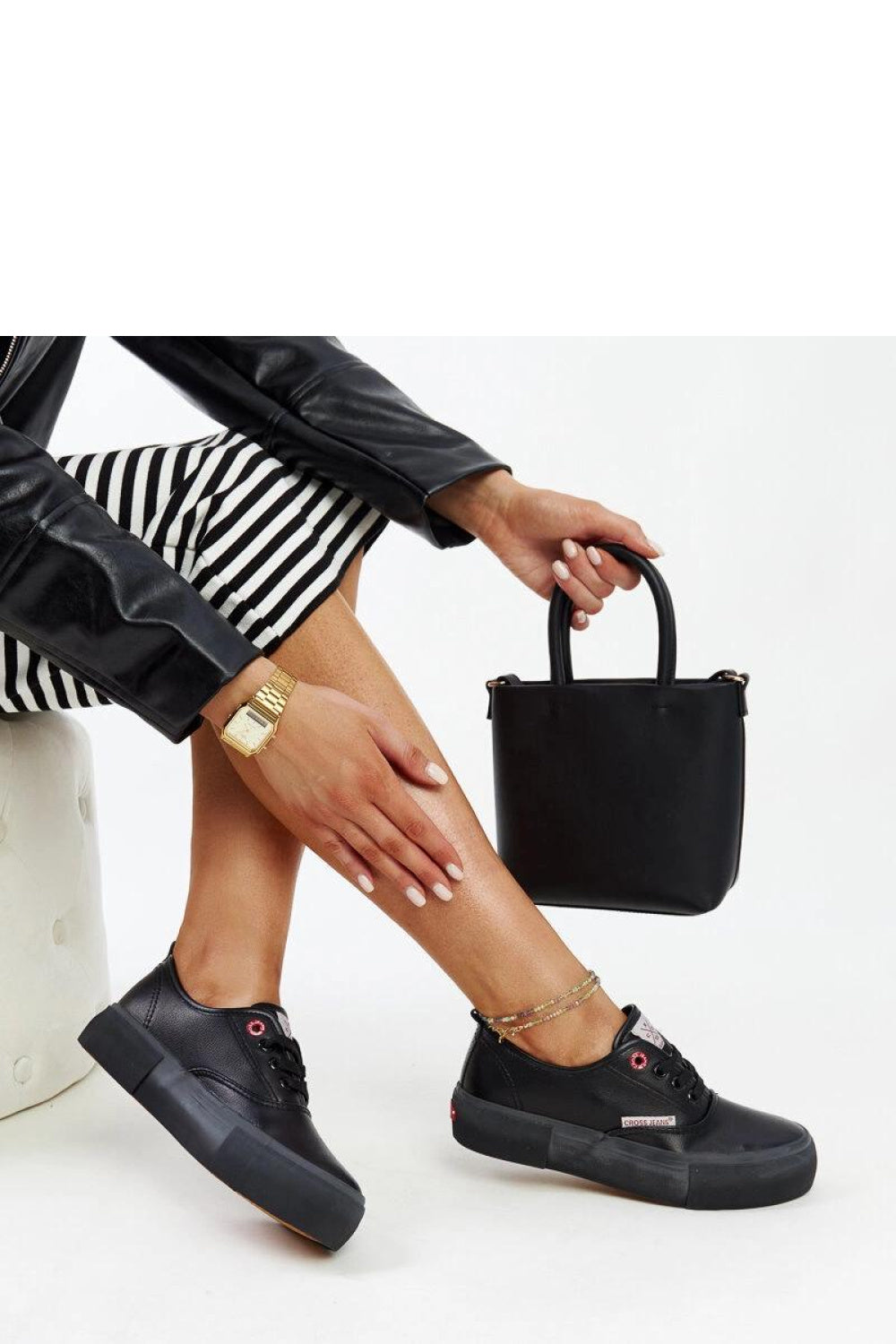 Baskets femme Solea — noir