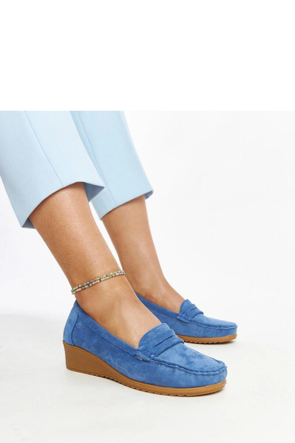 Moccasins femme Solea — bleu