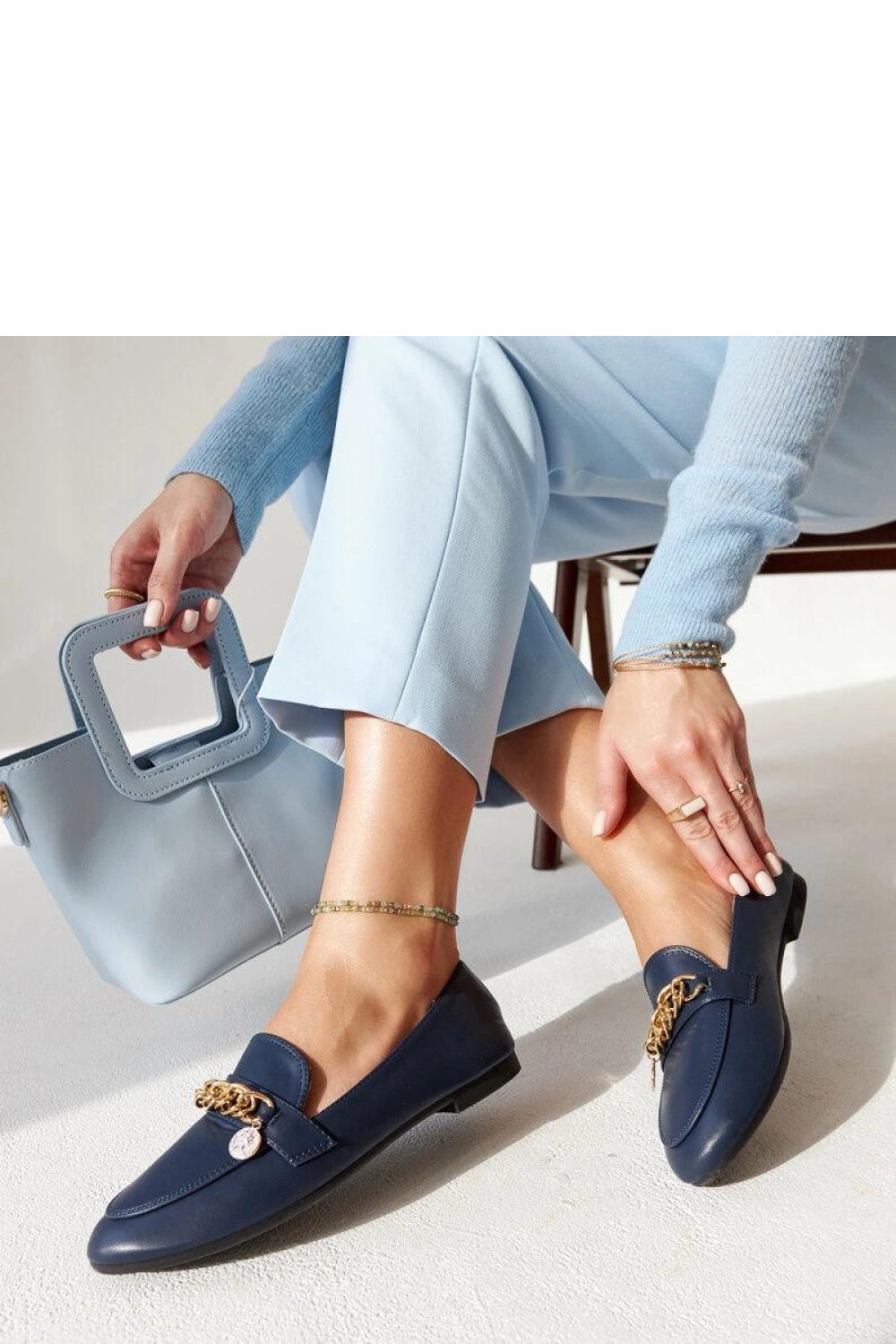 Moccasins femme Solea — bleu
