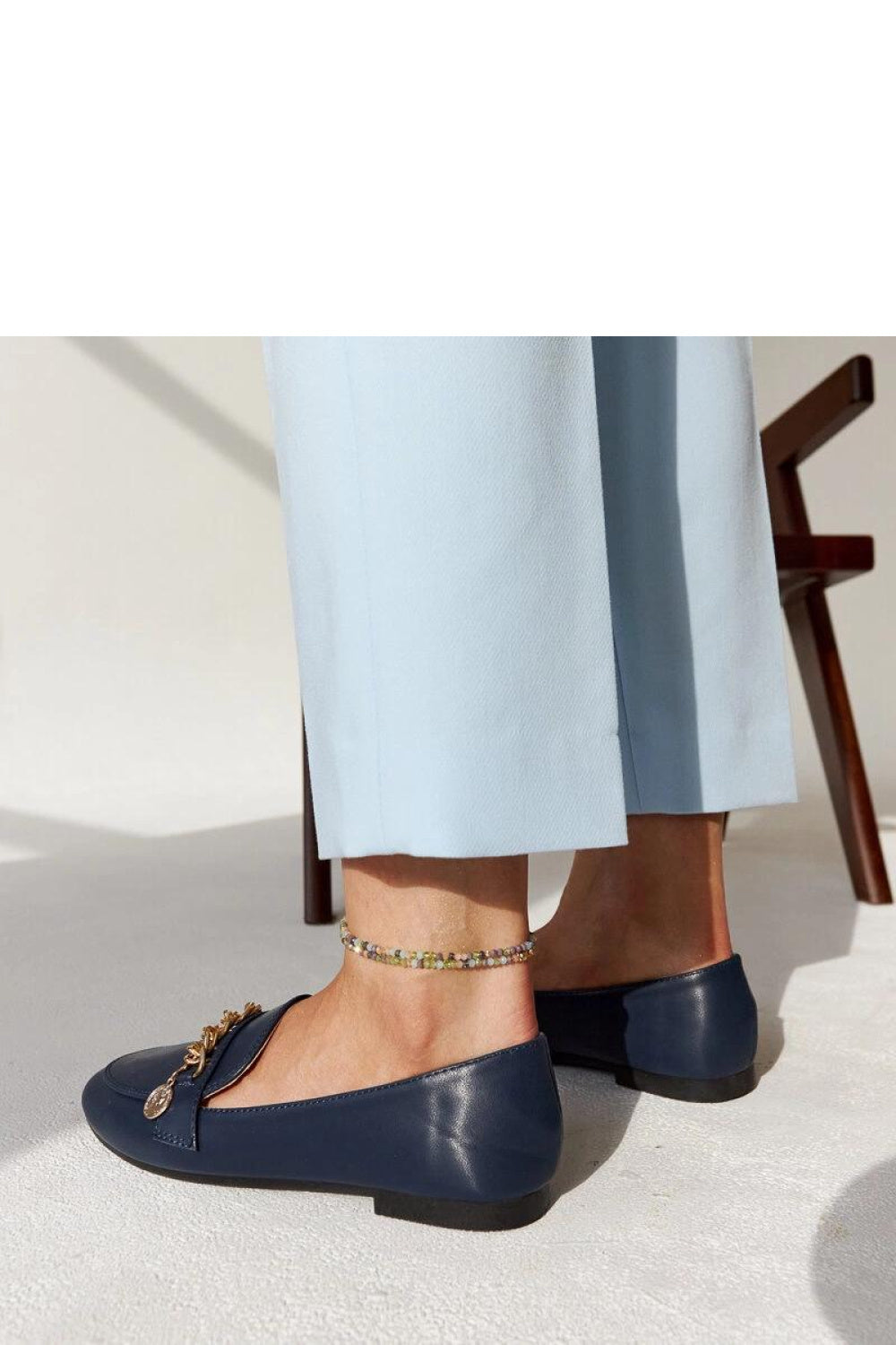 Moccasins femme Solea — bleu