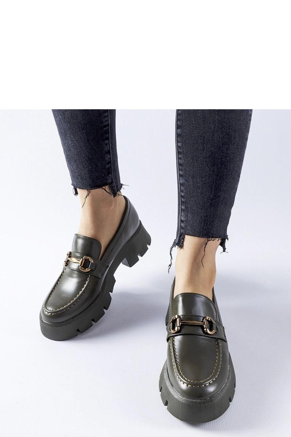 Moccasins femme Solea — vert