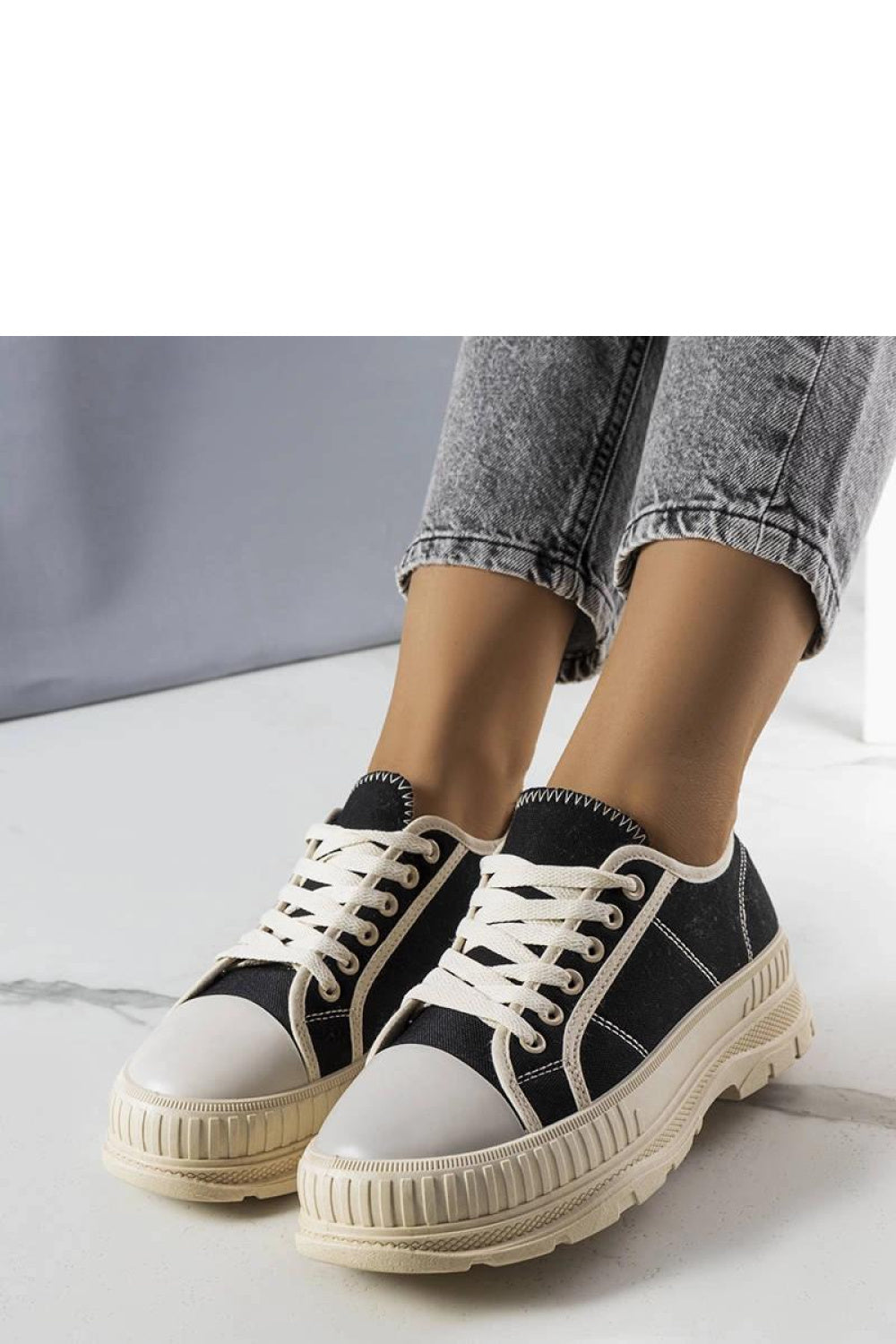 Baskets femme Solea — noir