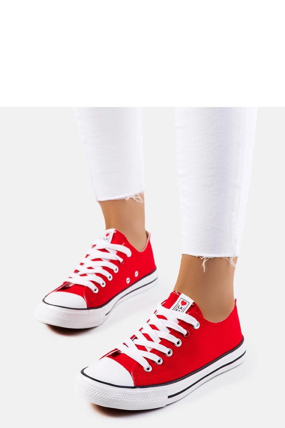 Baskets femme Solea — rouge
