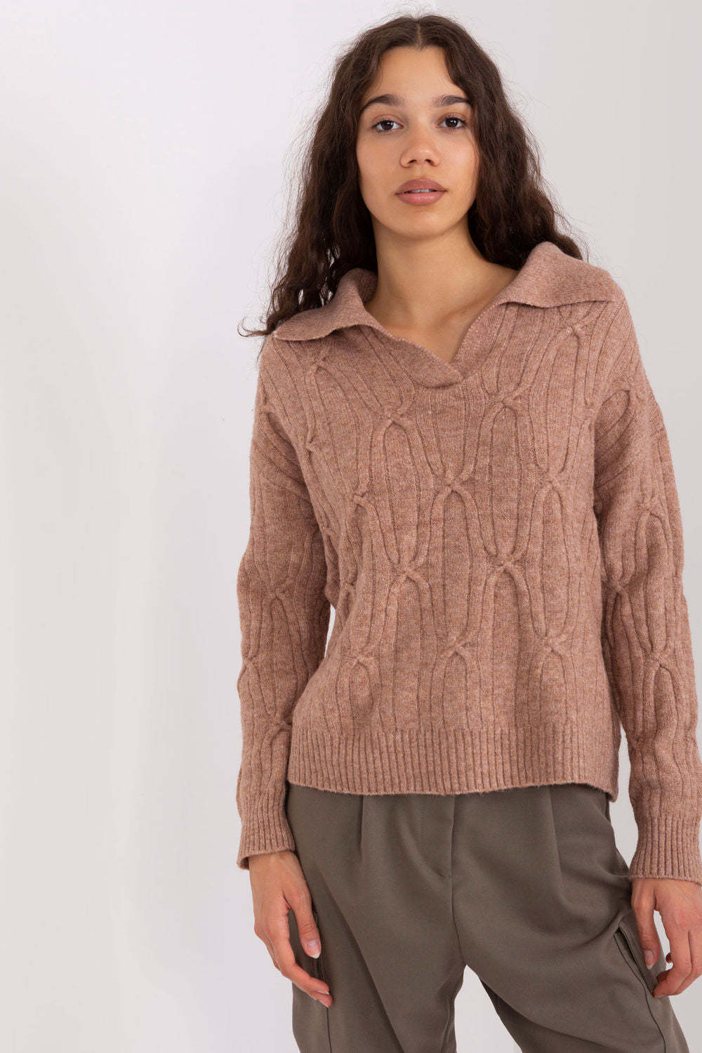 Pull femme AT Chandail Chandail — brun