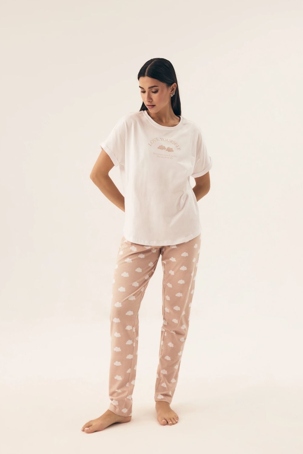 Pyjama femme Henderson — beige