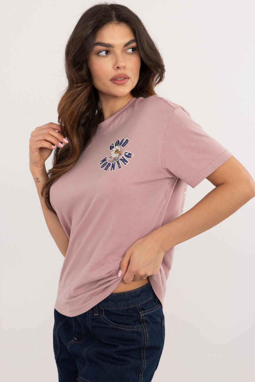 Blouse femme Sublevel T Shirt T — rosé