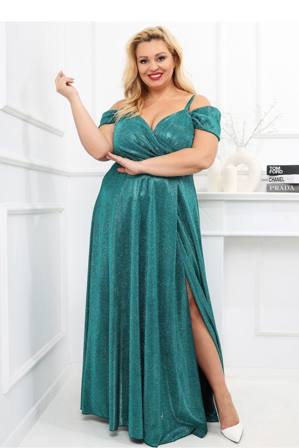 Robe femme With You Longue Longue — vert